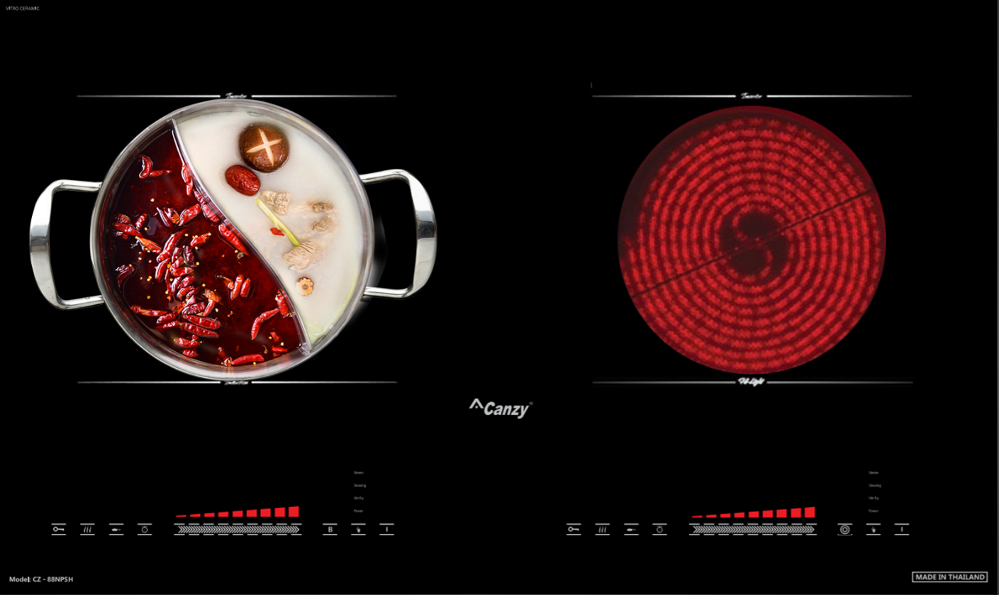 Bếp Điện Từ Đôi Canzy CZ E89 - Ảnh 2