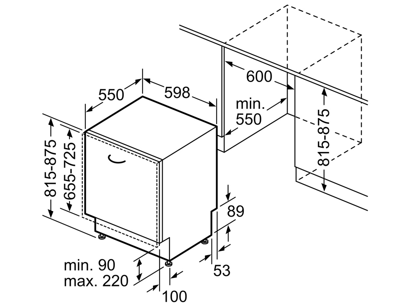 Máy Rửa Bát Bosch Wifi SMV4ECX14E 13 Bộ Serie 4 - Ảnh 4