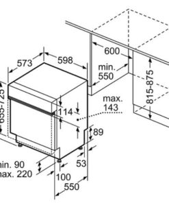 Alternative view of Máy Rửa Bát Bosch SMI6ZCS16E 14 Bộ Series 6