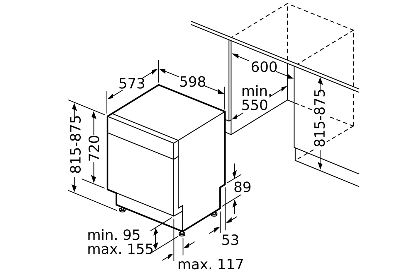 Máy Rửa Bát Bosch Wifi SMU6ECS57E 14 Bộ Series 6 - Ảnh 5