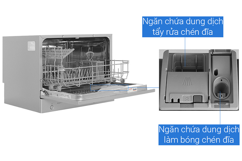 Máy Rửa Bát Bosch SKS62E38EU 6 Bộ Series 4 - Ảnh 12
