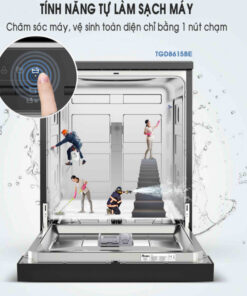 Máy rửa chén bát Texgio TGD8615BE - 15 bộ (Độc lập/bán âm tủ)
