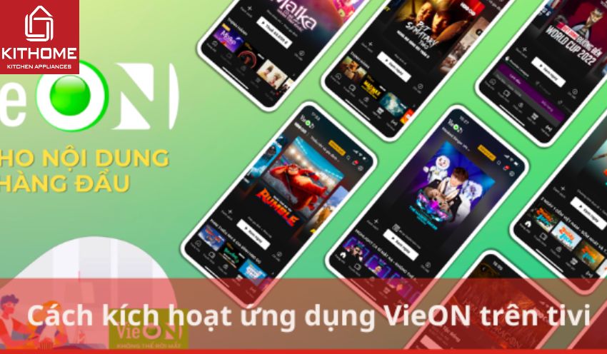 Cách kích hoạt ứng dụng VieON trên tivi