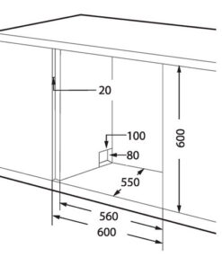 Alternative view of Máy rửa chén bát Eurosun SMS58EU09BT