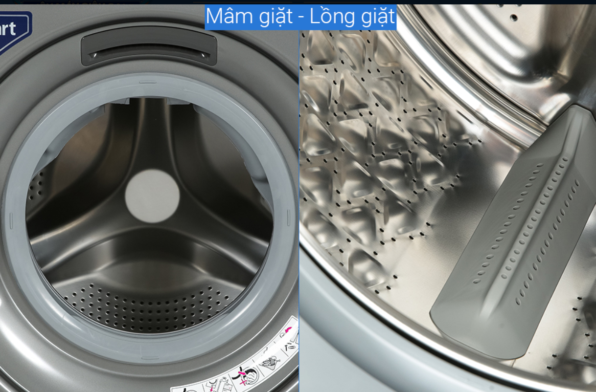 Máy giặt sấy Panasonic Inverter NA-S96FC1LVT (giặt 9kg, sấy 6kg) - Ảnh 6