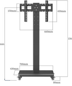 Giá treo đứng TV ErgoTek E1290 32 - 65 inch xoay ngang, dọc
