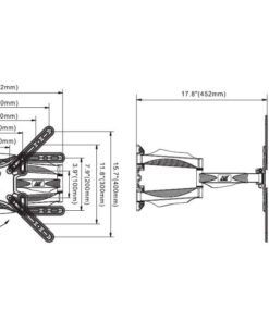 Giá treo tivi xoay North Bayou NB757-L400
