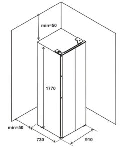 Tủ lạnh Side by side Hafele HF-SB6321FB (534.14.110)