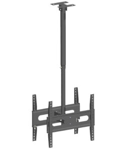 Khung treo thả trần TT02 (32 - 65 inch, mâm đôi treo 2 tivi, dài 768 - 1.118mm)