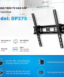 Khung treo tivi cao cấp loại nghiêng Đại Việt DP275