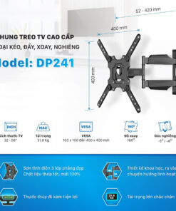 Khung treo tivi loại kéo, đẩy, xoay, nghiêng Đại Việt DP241