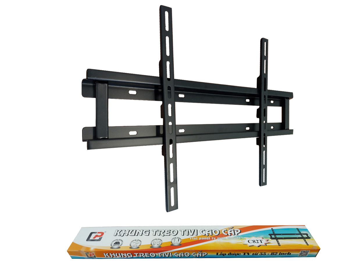 Khung treo tivi áp tường Cảnh Phong C82T (55 inch-82 inch)