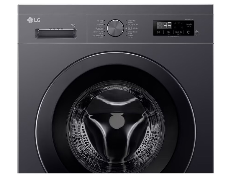 Máy giặt lồng ngang LG AI DD Inverter 9kg FB1209S5M (màu đen)