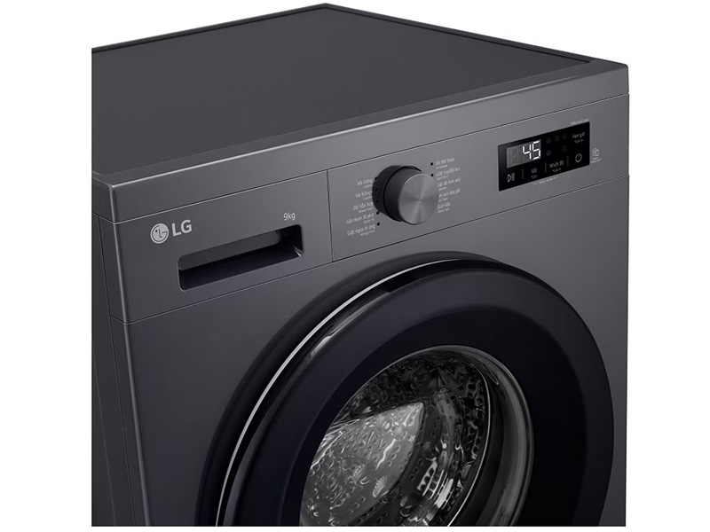 Máy giặt lồng ngang LG AI DD Inverter 9kg FB1209S5M (màu đen)