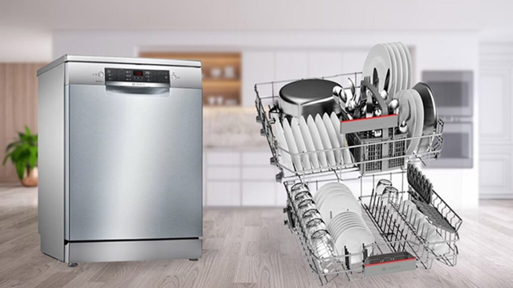 Máy Rửa Bát Bosch SMS46GI01P 12 Bộ Serie 4: Sáng Bóng, Tiện Lợi, Hiệu Quả