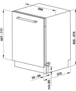 Máy rửa chén bát âm Hafele HDW-FI60D (533.23.320) - 15 bộ