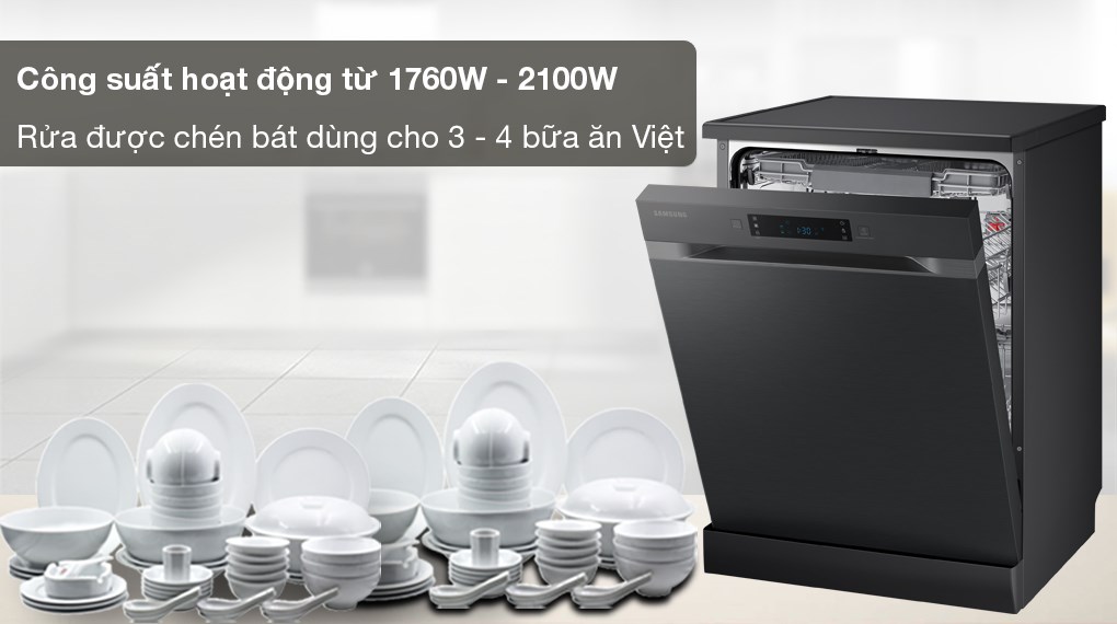 Review máy rửa bát Samsung 14 bộ DW60CG550FSG/SV thế hệ mới