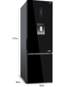 Tủ lạnh 2 cánh Aqua AQR-B379MA (WGB) 324 lít