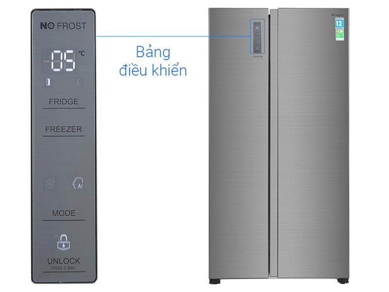 Tủ lạnh Casper side by side 552 lít RS-570VT
