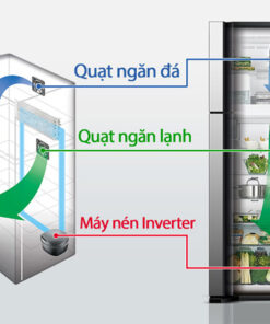 Tủ lạnh Hitachi 489L R-FG560PGV8X (GBK)