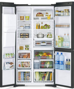 Tủ lạnh Hitachi Inverter 569 lít R-MX800GVGV0(GBK) 3 cánh, kính đen