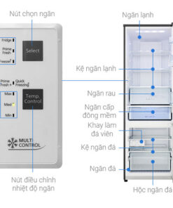 Tủ lạnh inverter Panasonic NR-BV360GKVN 322 lít