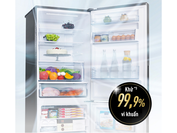 Tủ lạnh Panasonic NR-SP275CPSV 2 cửa ngăn đá dưới