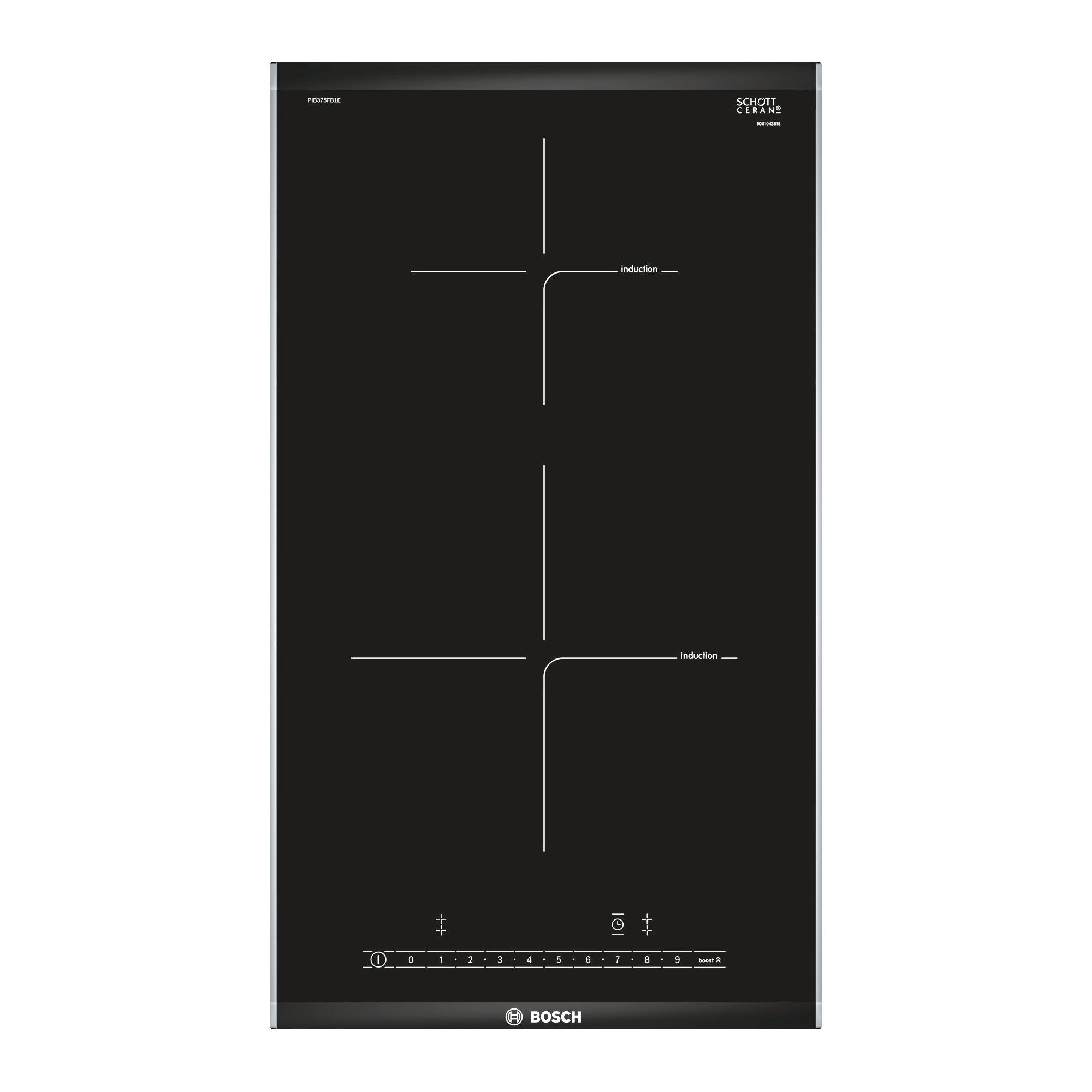 BẾP TỪ DOMINO BOSCH PIB375FB1E SERIE 6 2 VÙNG NẤU