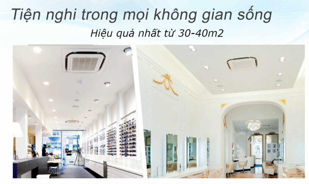 Đánh giá điều hòa âm trần cassette 36000btu Daikin FCNQ36MV1/RNQ36MV1-Sự lựa chọn lý tưởng cho không gian rộng lớn - Gợi ý Kithome