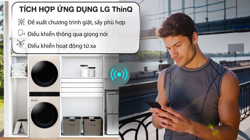 Máy sấy quần áo LG DVHP50P hiện đại phục vụ nhu cầu người dùng