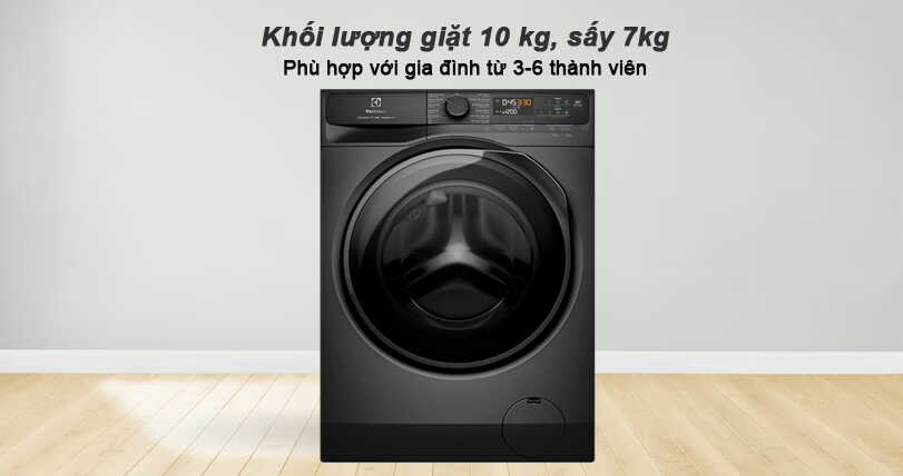 Việc giặt giũ trở nên dễ dàng hơn với Máy Giặt Sấy Electrolux EWW1023P5SC