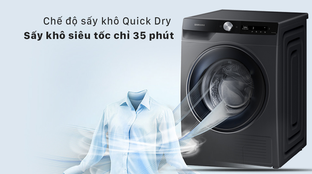 Đánh giá các công nghệ có trong máy sấy quần áo Samsung heatpump DV90T7240BB/SV