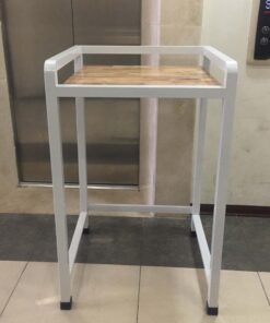 KỆ ĐỂ MÁY GIẶT MÁY SẤY MẪU SẮT SƠN TRẮNG ĐEN TĨNH ĐIỆN