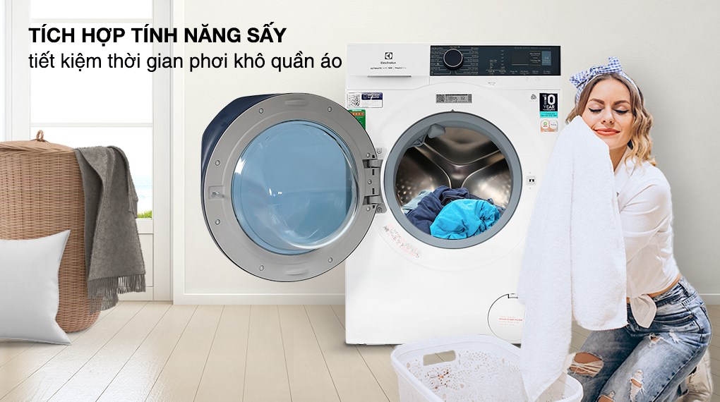 Máy Giặt Sấy Electrolux EWW9024P5WB