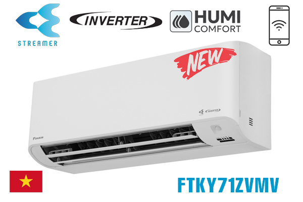 Điều hòa Daikin FTKY71ZVMV 1 chiều 24000BTU – Siêu phẩm tiết kiệm điện, bảo vệ sức khỏe từ Nhật Bản