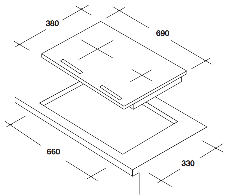 Bếp từ Rosieres RPI7220/1