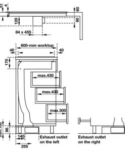 Bếp điện từ kết hợp hút mùi Hafele HC-IHH80A 539.66.698
