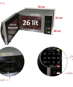 Lò vi sóng điện tử có nướng đối lưu Sharp R-C900VN(S) - 26 lít