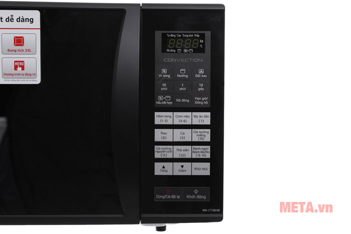 Lò vi sóng có nướng đối lưu Panasonic NN-CT36HBYUE (23 lít)
