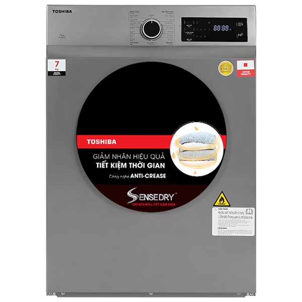 Máy Sấy Quần Áo Toshiba 7kg TD-H80SEV(SK) – Giải Pháp Hoàn Hảo Cho Quần Áo Luôn Khô Thơm, Mềm Mại!