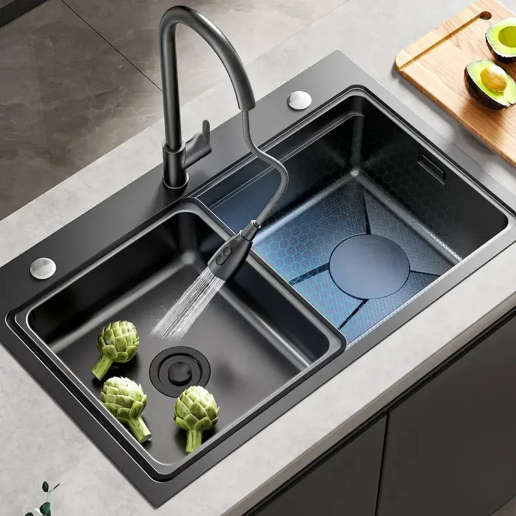 Kích thước bồn rửa chén 1 ngăn phổ biến và cách chọn đúng cho từng không gian bếp