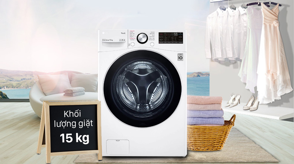 Khám phá 4 điểm mạnh trên chiếc máy giặt LG 15Kg F2515STGW