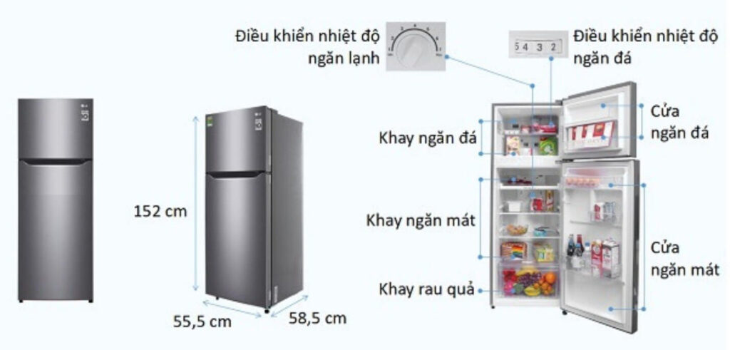 Kích Thước Các Dòng Tủ Lạnh Cơ Bản Nên Biết Trước Khi Mua Mới Nhất 2025