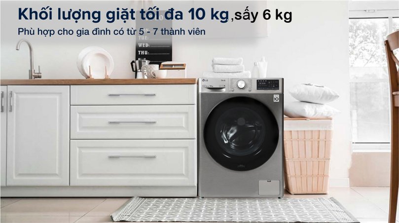 Giới thiệu top 3 sản phẩm máy giặt LG được nhiều gia đình Việt lựa chọn