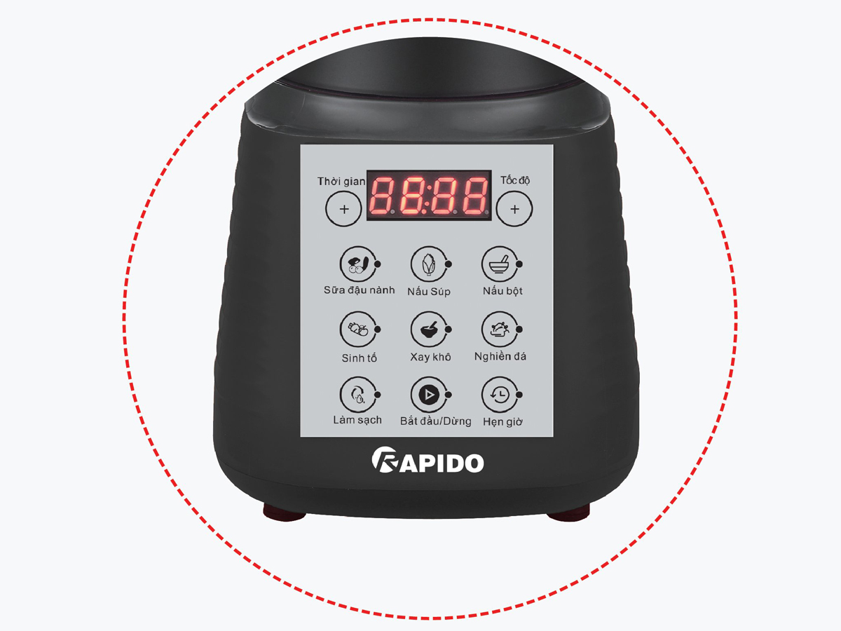 Máy làm sữa hạt Rapido RHB1800D