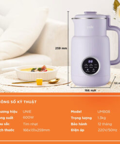 Máy làm sữa hạt UNIE UMB08