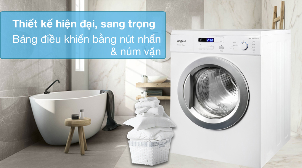 Review máy sấy quần áo Whirlpool AWD712S2 – Nhỏ gọn nhưng mạnh mẽ, đáng mua trong tầm giá