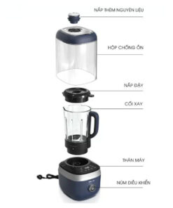 Máy xay nấu đa năng cách âm Bear PBJ-B06S2