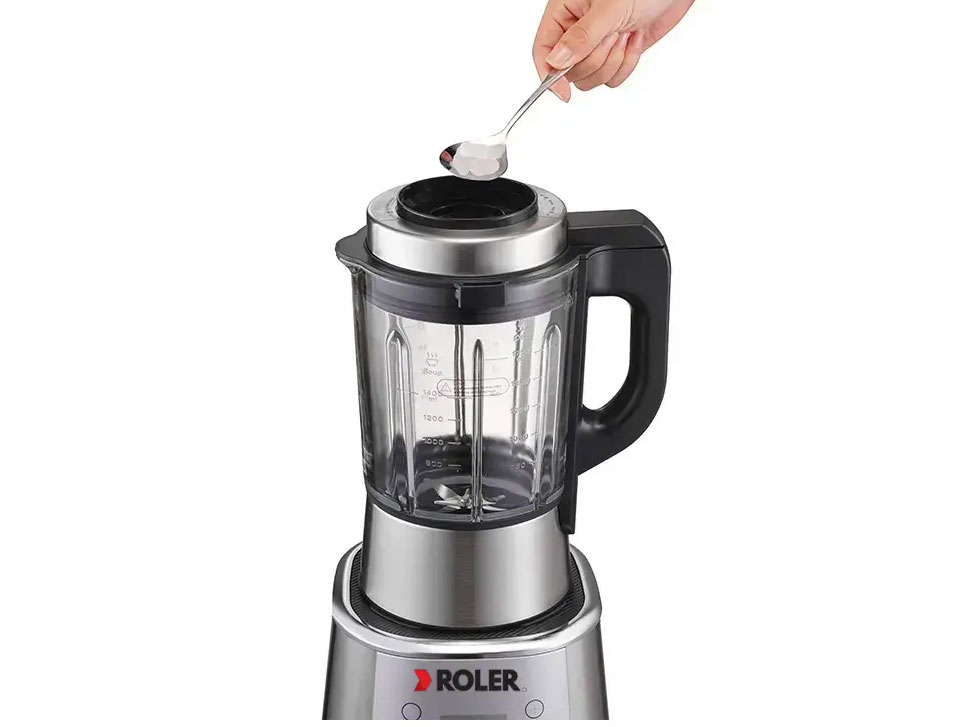 Máy xay nấu và làm sữa hạt đa năng Roler RB-4120A (Kèm vỉ hấp và lưới lọc)