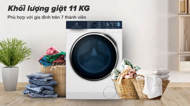 Máy giặt Electrolux Inverter 11Kg nào đáng mua nhất? TOP 3 lựa chọn chất lượng năm 2025